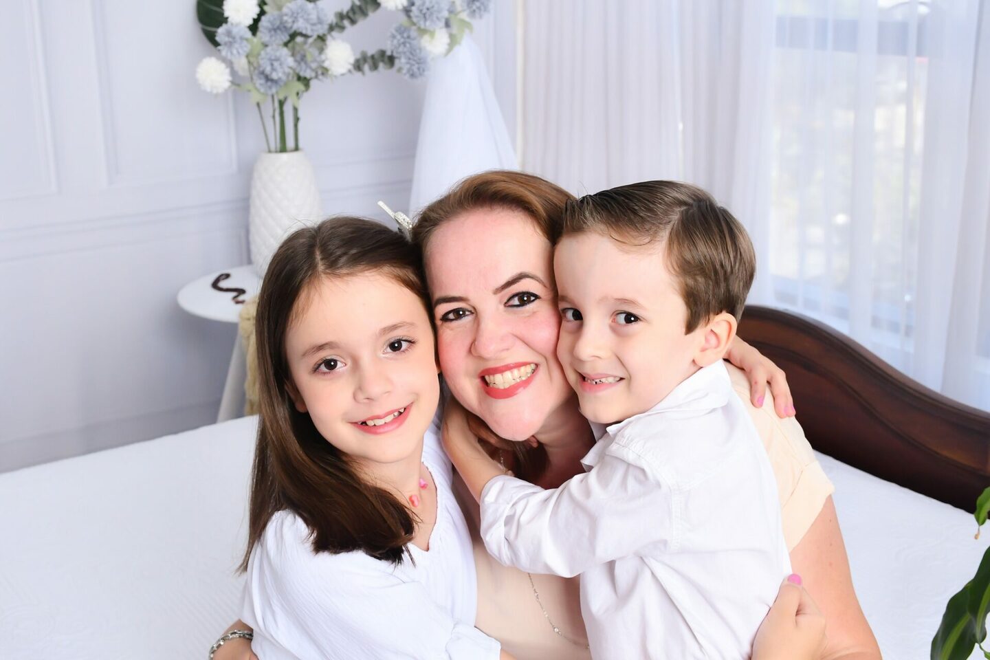 Ciléia, Isadora e Gustavo Ciléia, Isadora e Gustavo